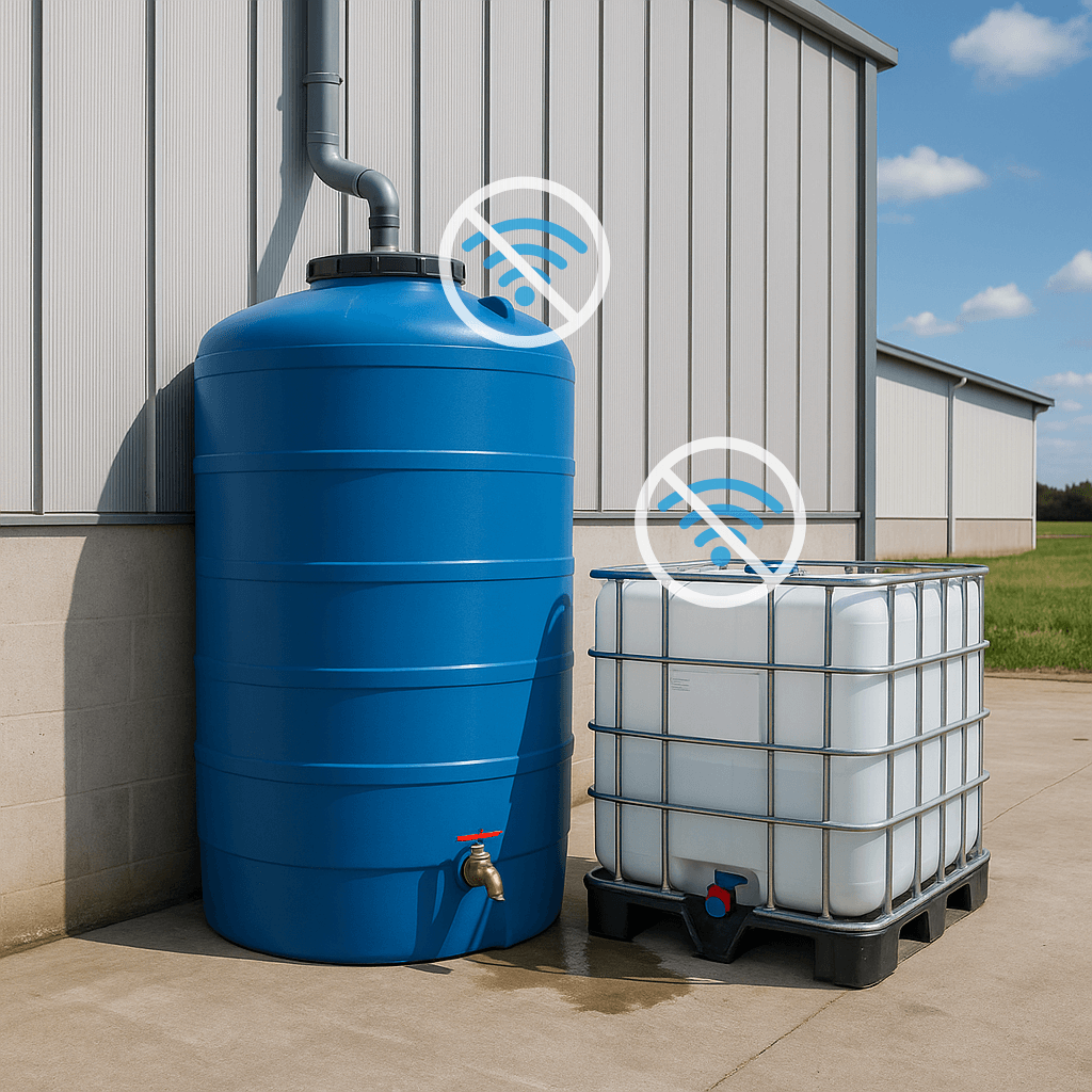 solution capteur connecte recuperateur eau et ibc FOUR DATA 