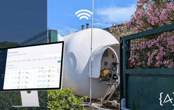 cuve gaz iot solution four data capteur niveau gaz atex