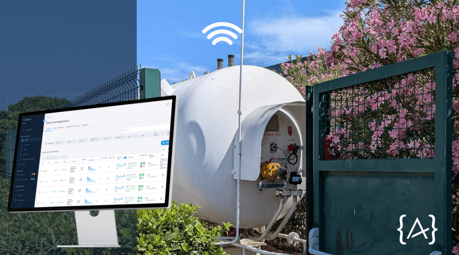 cuve gaz iot solution four data capteur niveau gaz atex