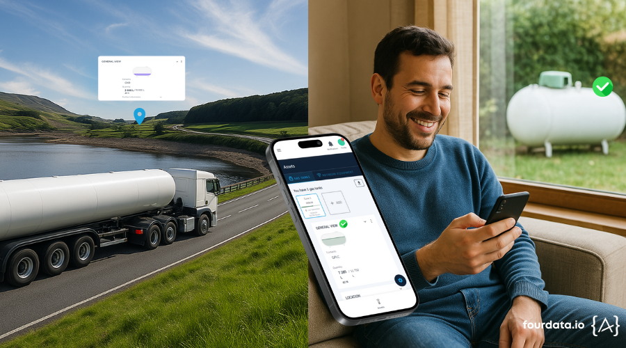 FOUR DATA Cómo las plataformas conectadas están mejorando las relaciones con los clientes en la distribución de gas y combustible