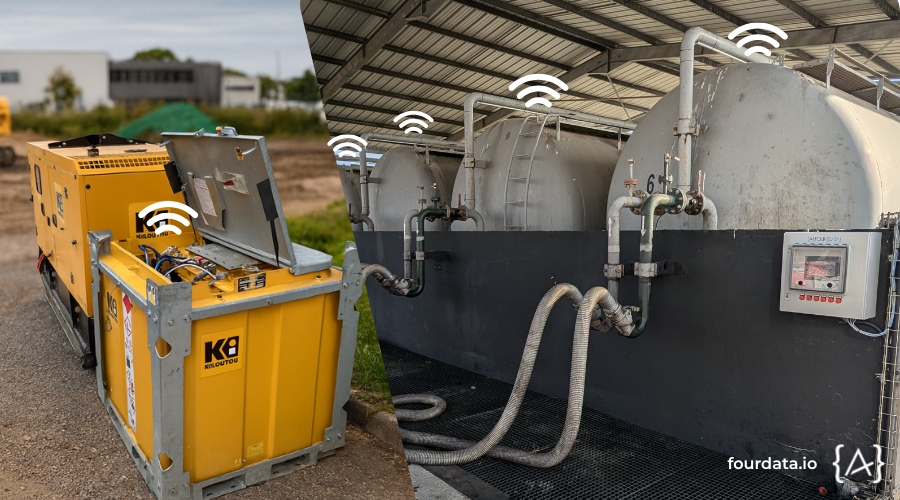 FOUR DATA De la cuve mobile au dépôt connecté les cas d’usage de l’IoT dans le secteur Oil & Gaz