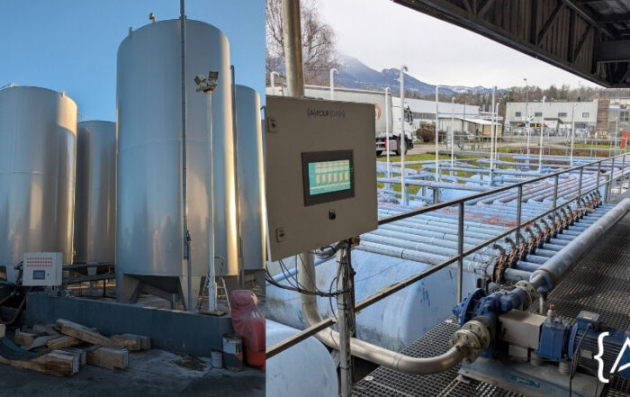 depot connecte four data solution de jauge connecte et automate