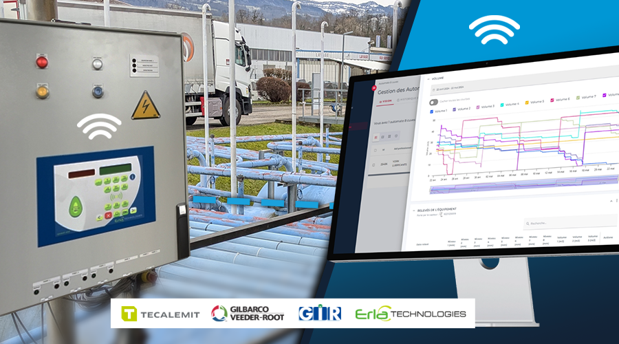 Veeder-Root, GIR, Tecalemit, erla technologies- connect your PLC - FOUR DATA -isolated warehouses