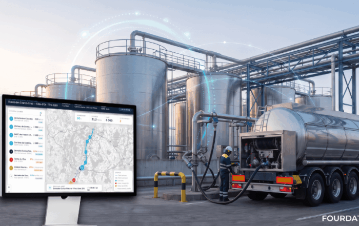 Optimalisatie van brandstofleveringsroutes voor een vloot van opslagtanks die worden gemonitord door Four Data-sensoren
