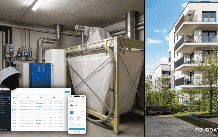 Monitoring van pelletvoorraad voor appartementencomplexen
