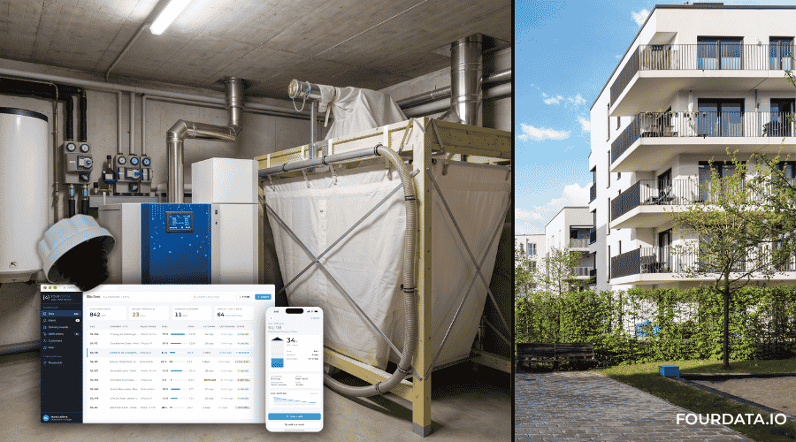 Surveillance du stock de pellets pour immeubles collectifs